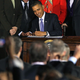 President Obama signs 'Don't ask, don't tell' repeal bill.